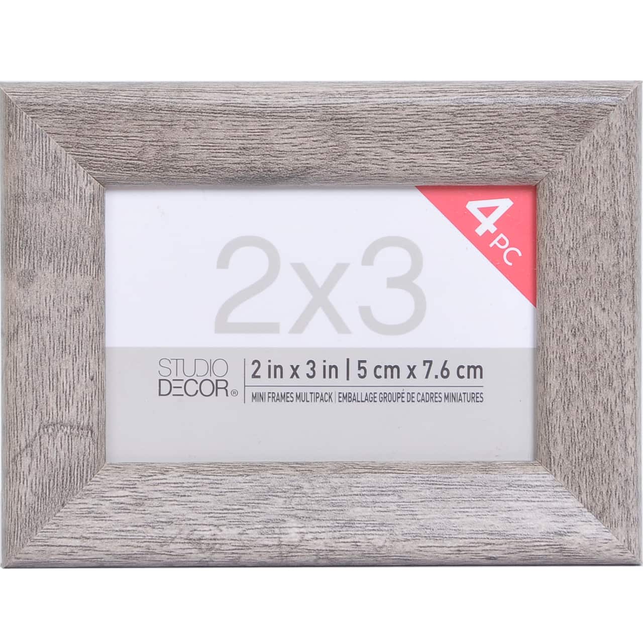 Gray 2&#x22; x 3&#x22; Frames by Studio D&#xE9;cor&#xAE;